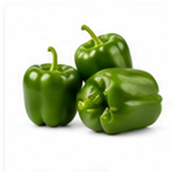 Green Bell Peppers, 3 ct