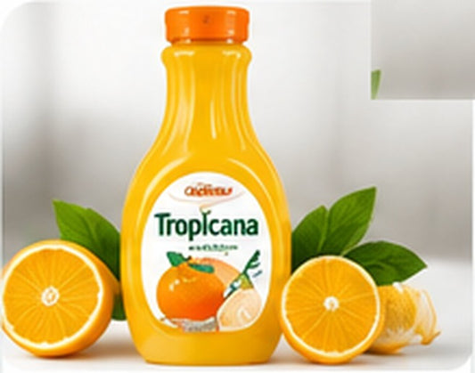 Tropicana No Pulp Orange Juice, 52 oz